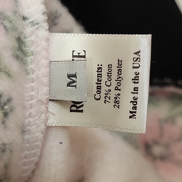 Rodarte printed mini sweatshirt dress  embroidered and glitter accents SZ Meduim - Picture 16 of 16